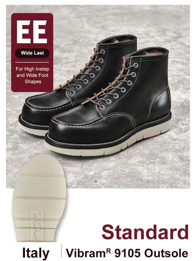 Centurion Moc Toe Boots | Full-Grain Leather, Vibram Lug Sole